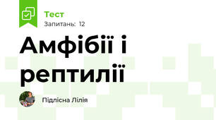 Амфібії і рептилії