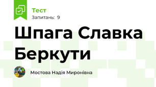 Шпага Славка Беркути