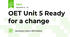OET Unit 5 Ready for a change