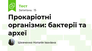 Прокаріотні організми: бактерії та археї