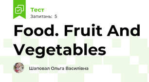 Food. Fruit And Vegetables