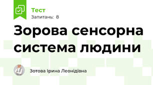 Зорова сенсорна система людини