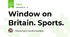 Window on Britain. Sports.