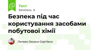 Безпека під час користування засобами побутової хімії 