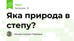 Яка природа в степу?