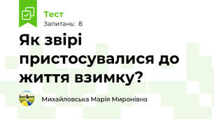 Як звірі пристосувалися до життя взимку?