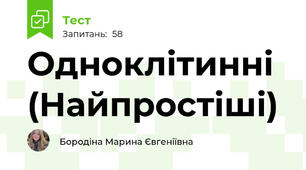 Одноклітинні (Найпростіші)