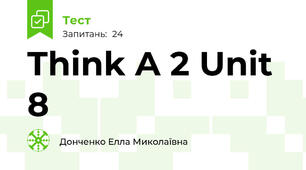 Think A 2 Unit 8