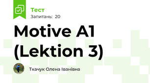 Motive A1 (Lektion 3)