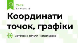 Координати точок, графіки