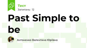 Past Simple to be