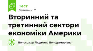 Вторинний та третинний сектори економіки Америки