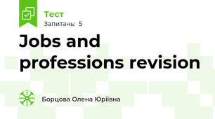 Jobs and professions revision
