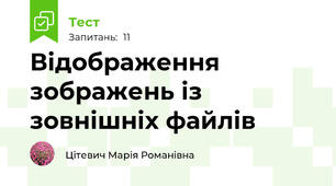 Відображення зображень із зовнішніх файлів