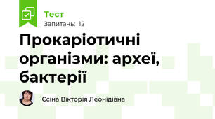Прокаріотичні організми: археї, бактерії 