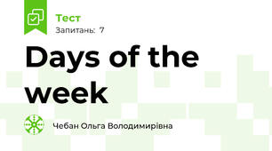 Days of the week