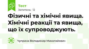 Фізичні та хімічні явища. Хімічні реакції та явища, що їх супроводжують.