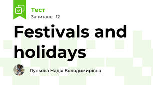 Festivals and holidays