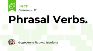 Phrasal Verbs.