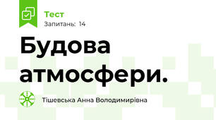 Будова атмосфери.