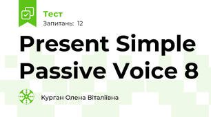 Present Simple Passive Voice 8