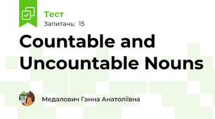 Countable and Uncountable Nouns