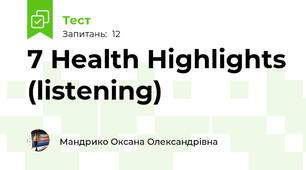 7 Health Highlights (listening)