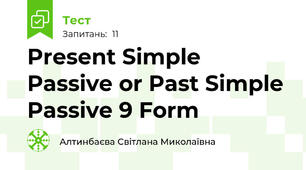 Present Simple Passive or Past Simple Passive 9 Form