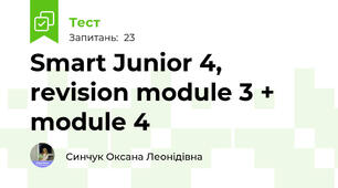 Smart Junior 4, revision module 3 + module 4