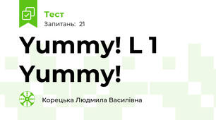 Yummy! L 1 Yummy!