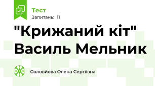 "Крижаний кіт" Василь Мельник
