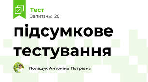 підсумкове тестування