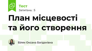 План місцевості та його створення