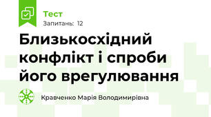 Близькосхідний конфлікт і спроби його врегулювання
