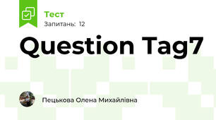 Question Tag7