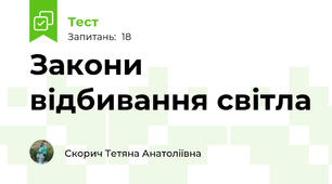 Закони відбивання світла 