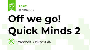 Off we go! Quick Minds 2