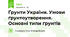 Ґрунти України. Умови ґрунтоутворення. Основні типи ґрунтів