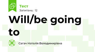 Will/be going to