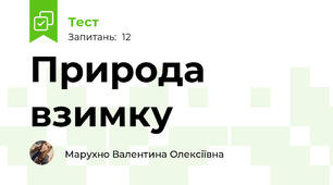Природа взимку