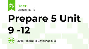 Prepare 5 Unit 9 -12