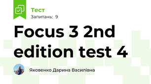 Focus 3 2nd edition test 4