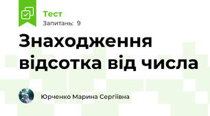 Знаходження відсотка від числа