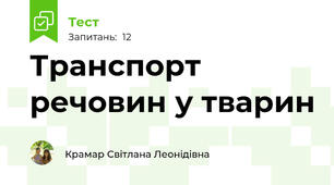 Транспорт речовин у тварин