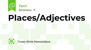 Places/Adjectives 