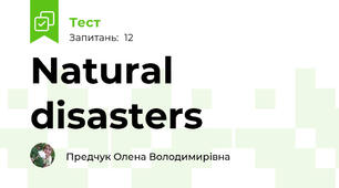 Natural disasters