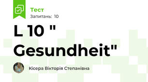 L 10 " Gesundheit"