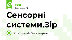 Сенсорні системи.Зір