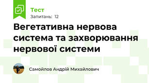 Вегетативна нервова система та захворювання нервової системи