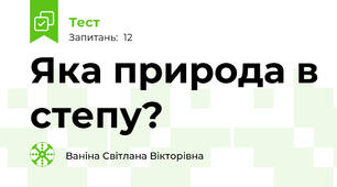 Яка природа в степу?